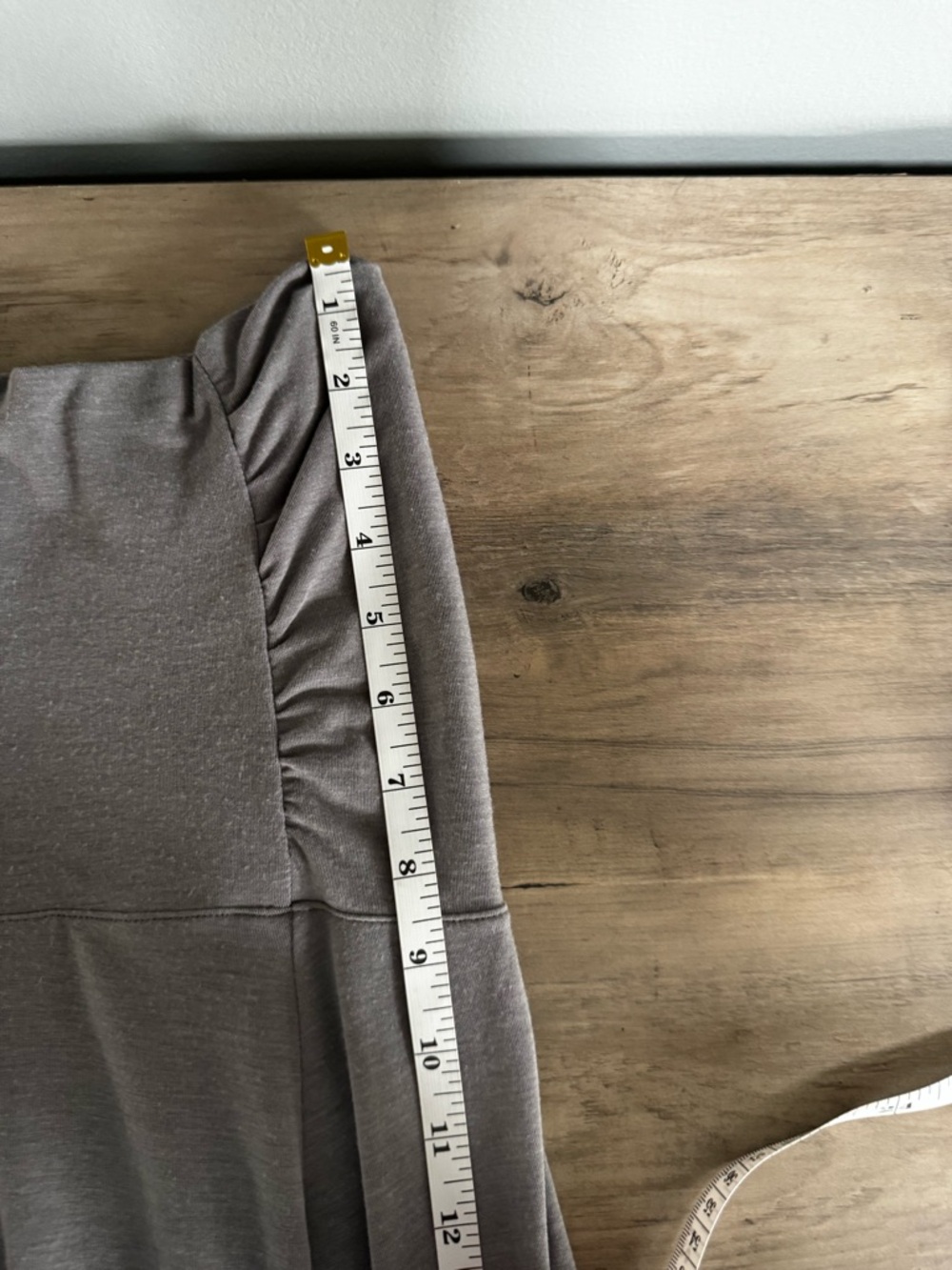 Athleta Strapless Gray Ruched Bodice Maxi Dress - Picture 12 of 12